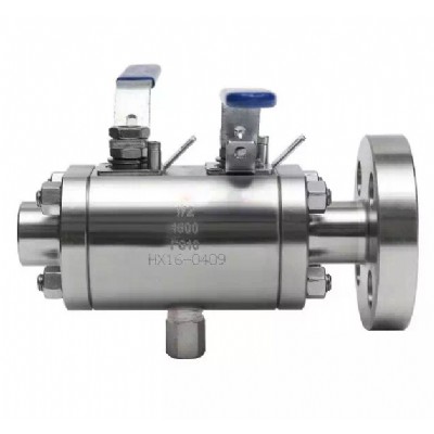 RF-SW float type double cut double discharge ball valve